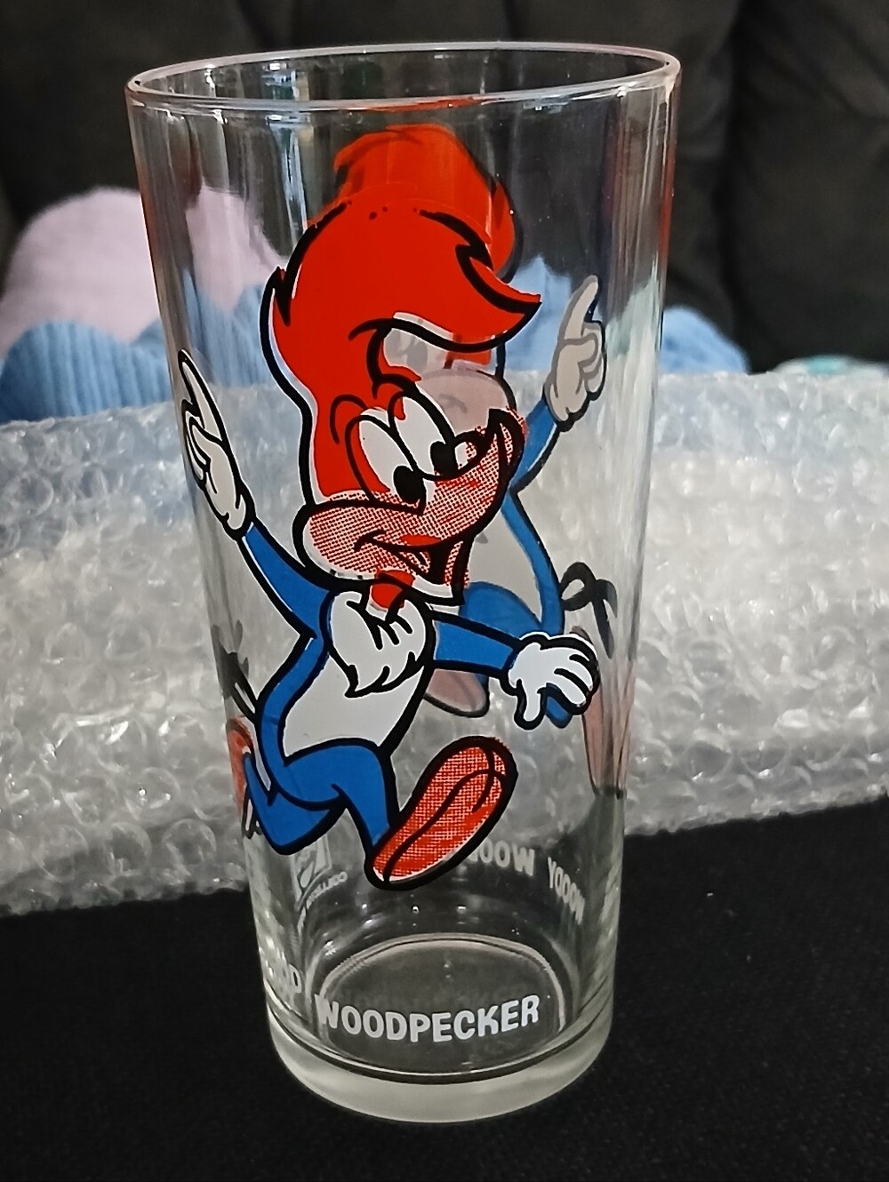 Vintage Woody Woodpecker Pepsi Collector Series Glass 70s Walter Lantz Cartoon